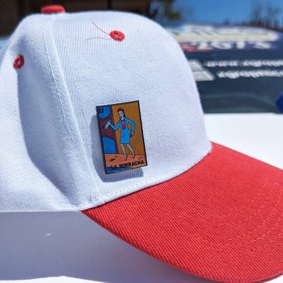 La Borracha Pin Loteria Pin For Caps Clothing Enamel Badge Mexican Pin Drunk - Picture 4 of 5